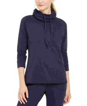32 Degrees Women's Funnel-Neck Top Blue Size X-Small