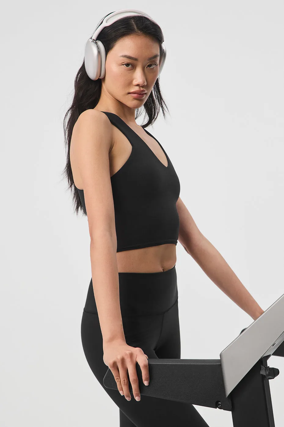 Airbrush Real Bra Tank - Black