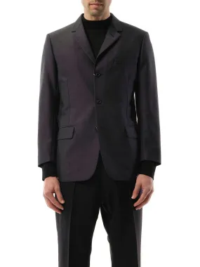 British Mohair Suit Jacket in Charcoal