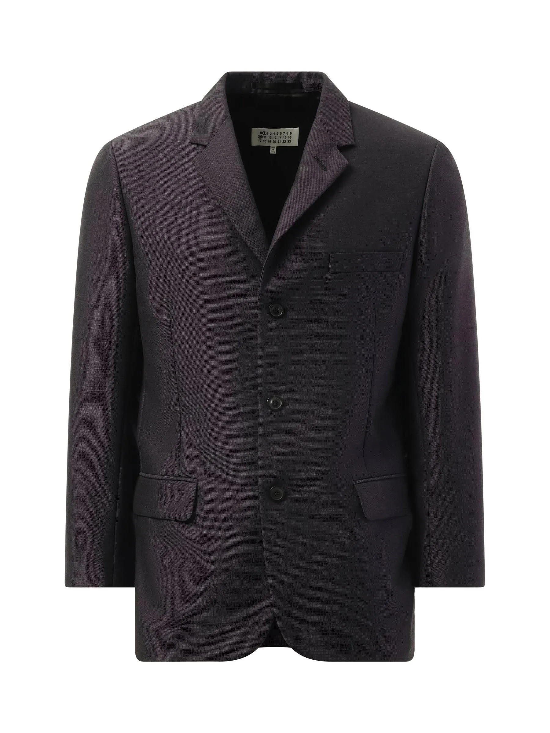 British Mohair Suit Jacket in Charcoal