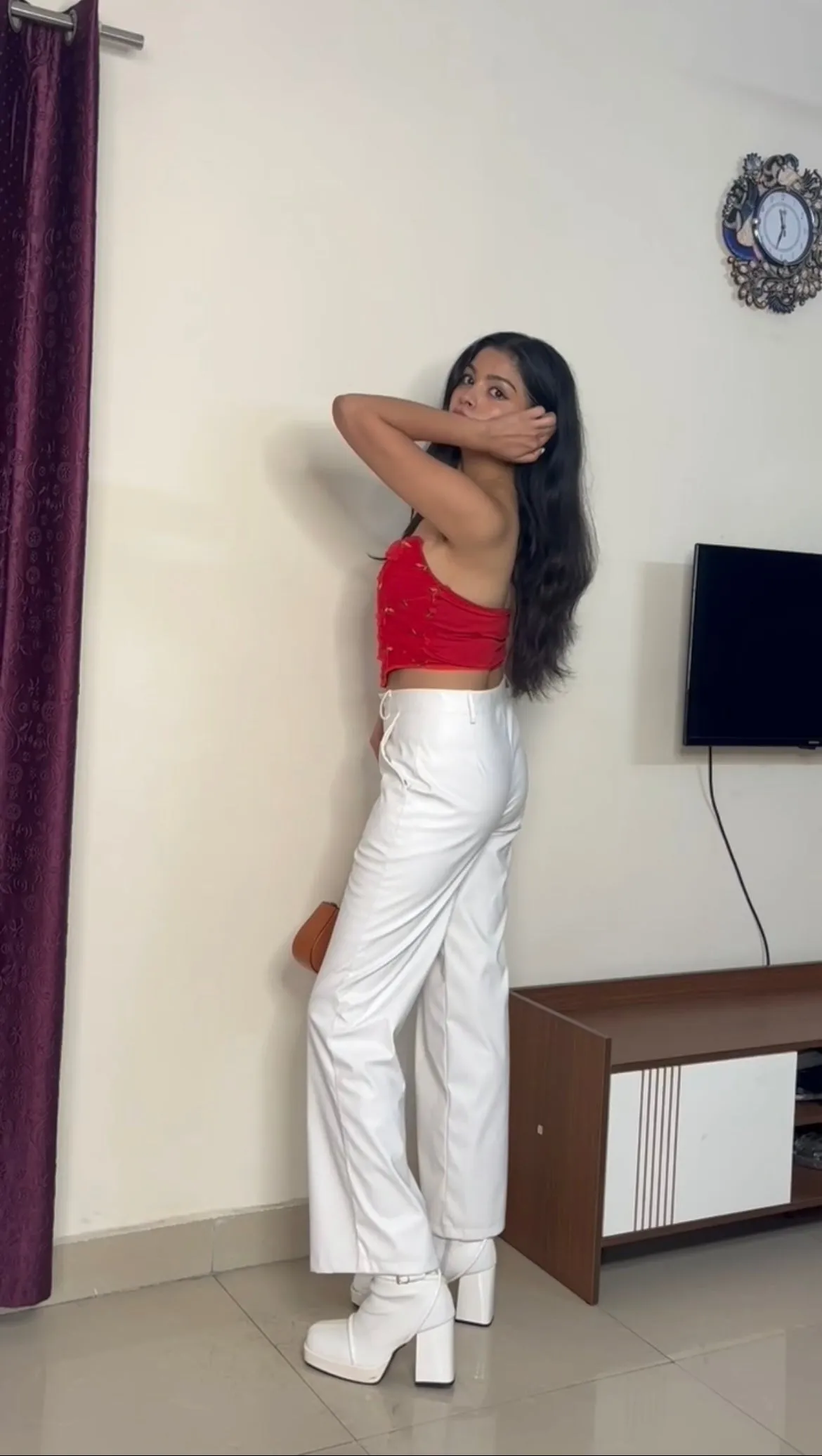 Bronx PU pants White
