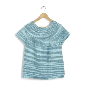 Caron Top Down Knit Tee