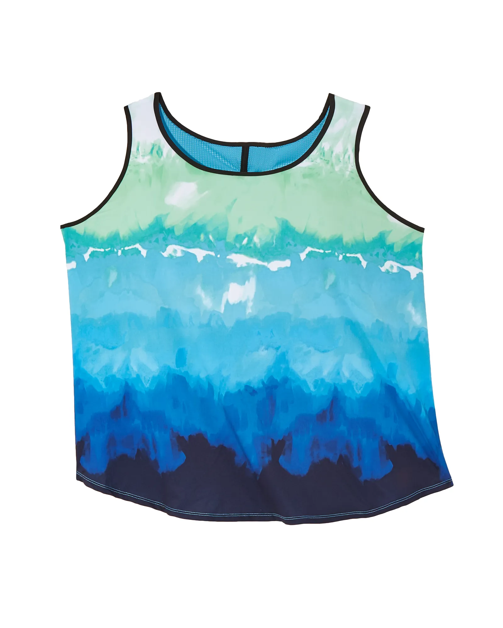 Clementine Tank with Keyhole Back | Light Green / Turquoise