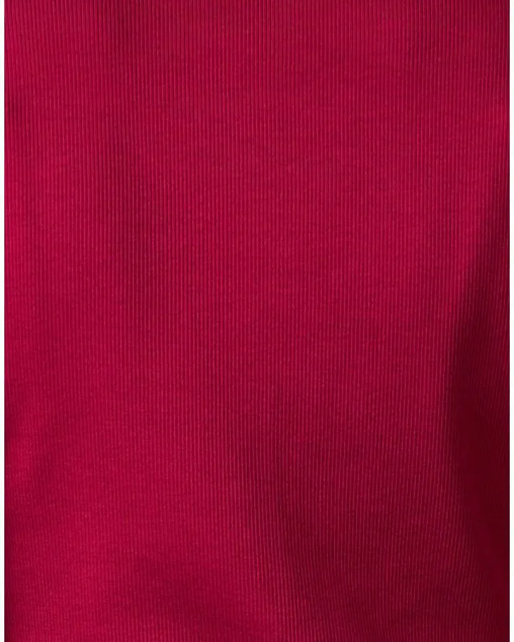 Coralee Puffed Sleeve Top Raspberry