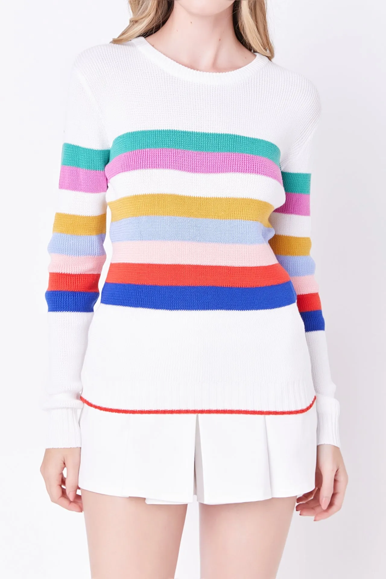 English Factory - Multi Striped Sweater