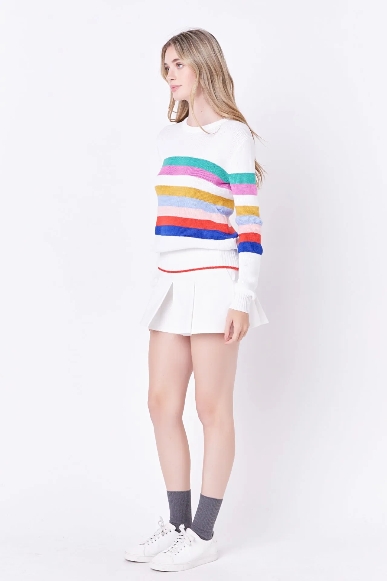 English Factory - Multi Striped Sweater
