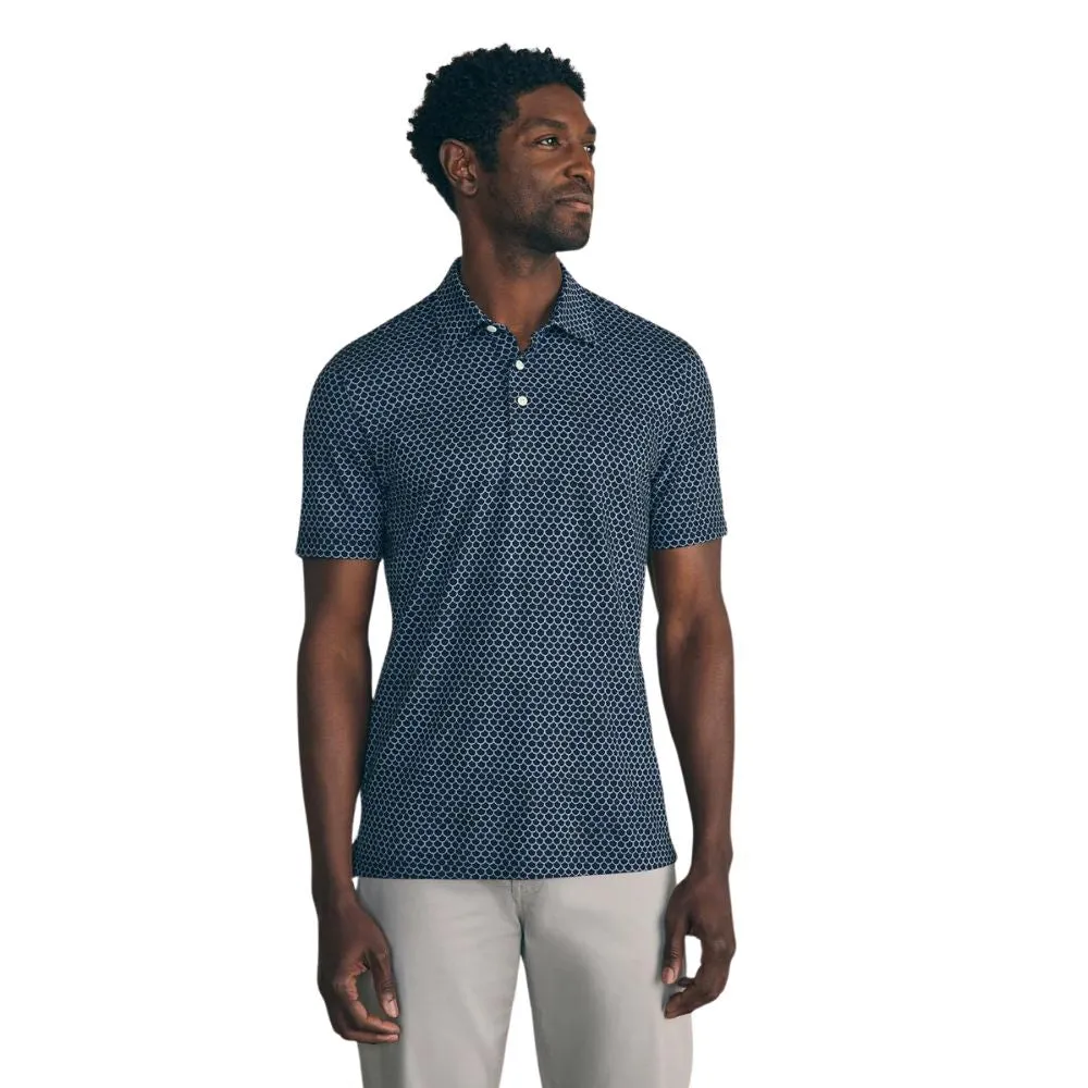 Faherty Men's Movement Short-Sleeve Pique Polo