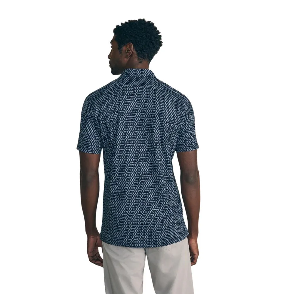 Faherty Men's Movement Short-Sleeve Pique Polo