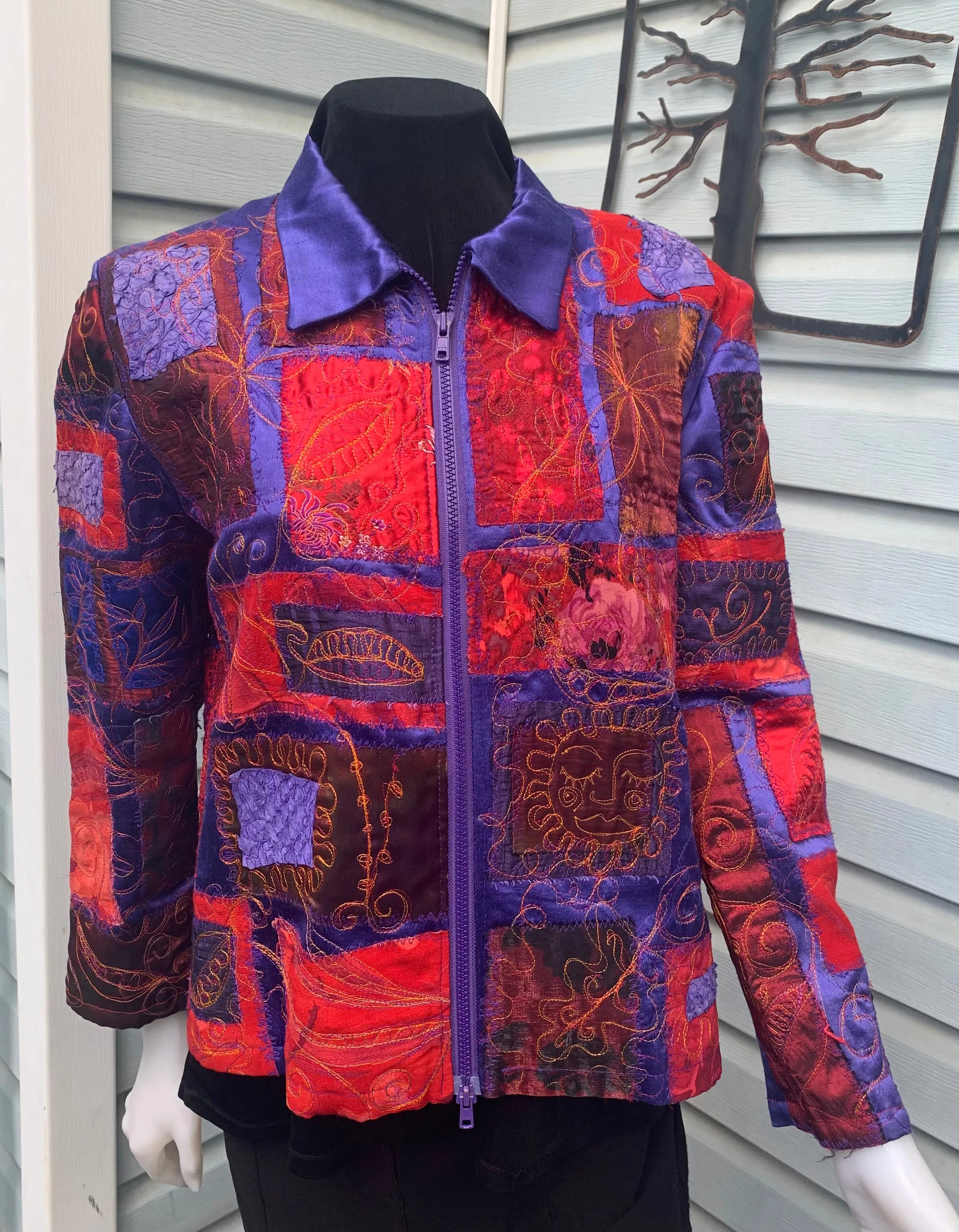 Free Motion Frenzy Jacket - Red/Purple