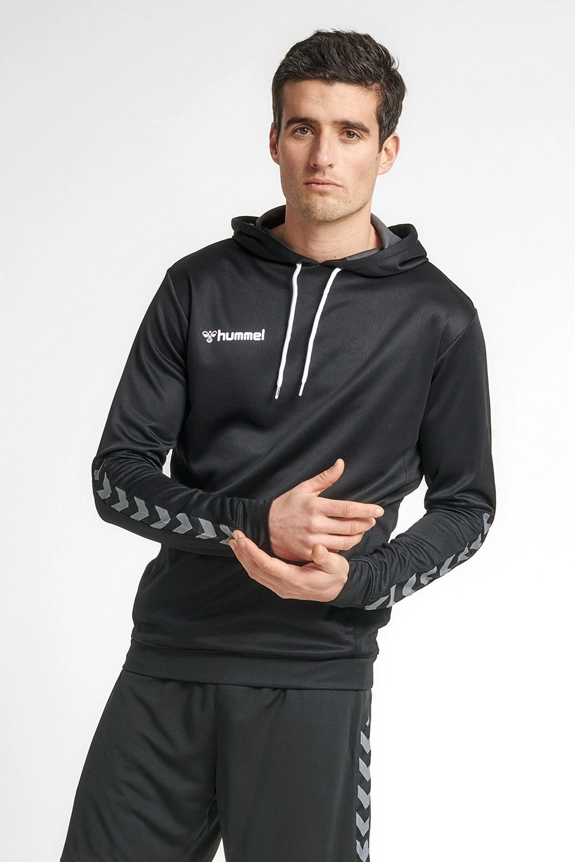 Hummel Men's Arrow Arms Activewear Pullover Hoodie