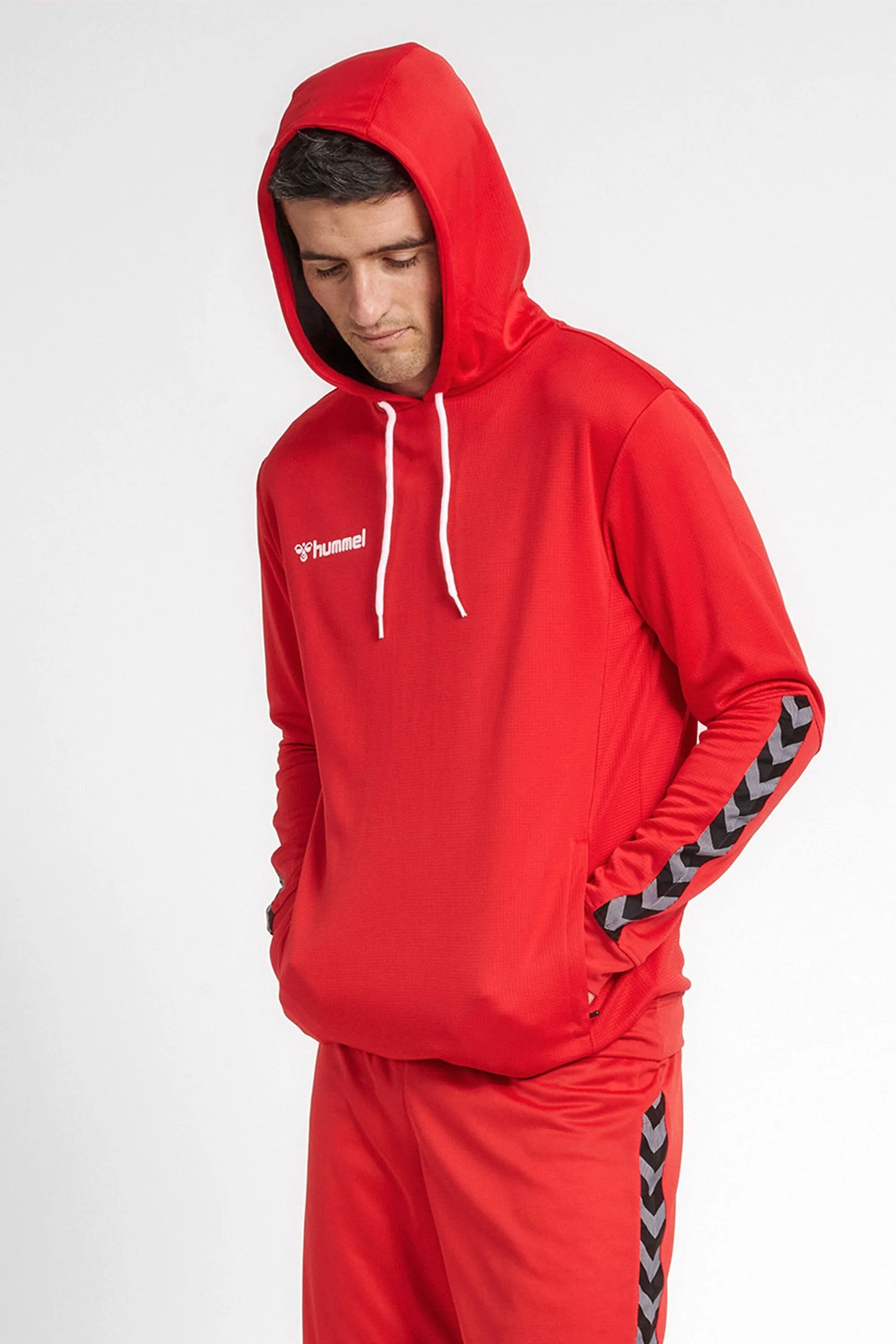 Hummel Men's Arrow Arms Activewear Pullover Hoodie