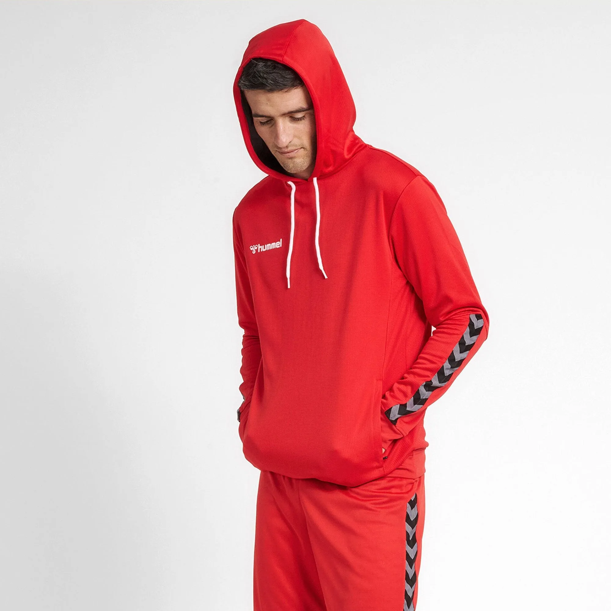 Hummel Men's Arrow Arms Activewear Pullover Hoodie