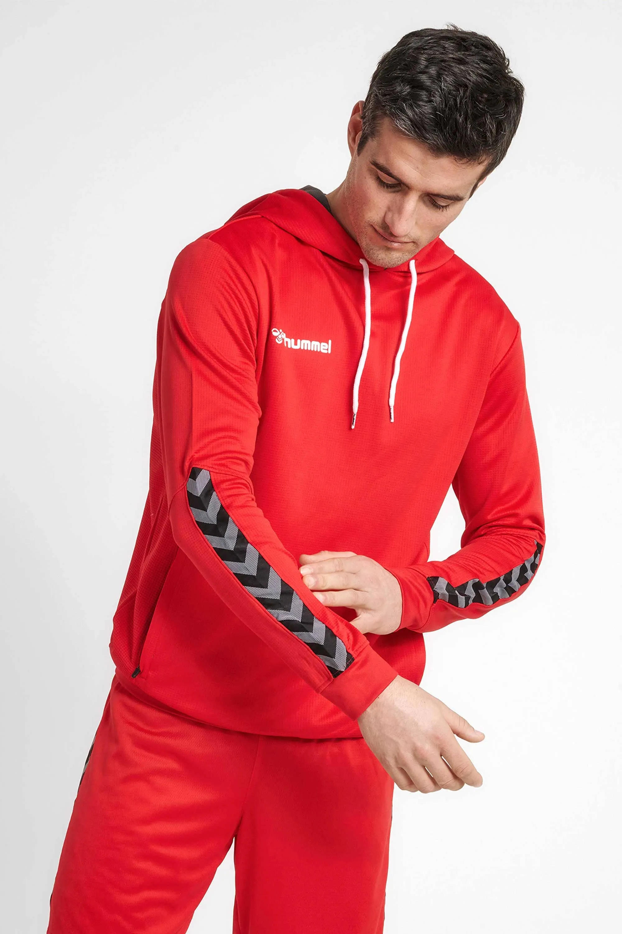 Hummel Men's Arrow Arms Activewear Pullover Hoodie