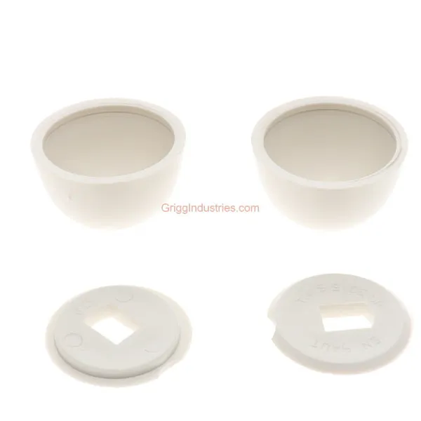 Kohler Genuine 1013092-96 Bolt Caps Biscuit