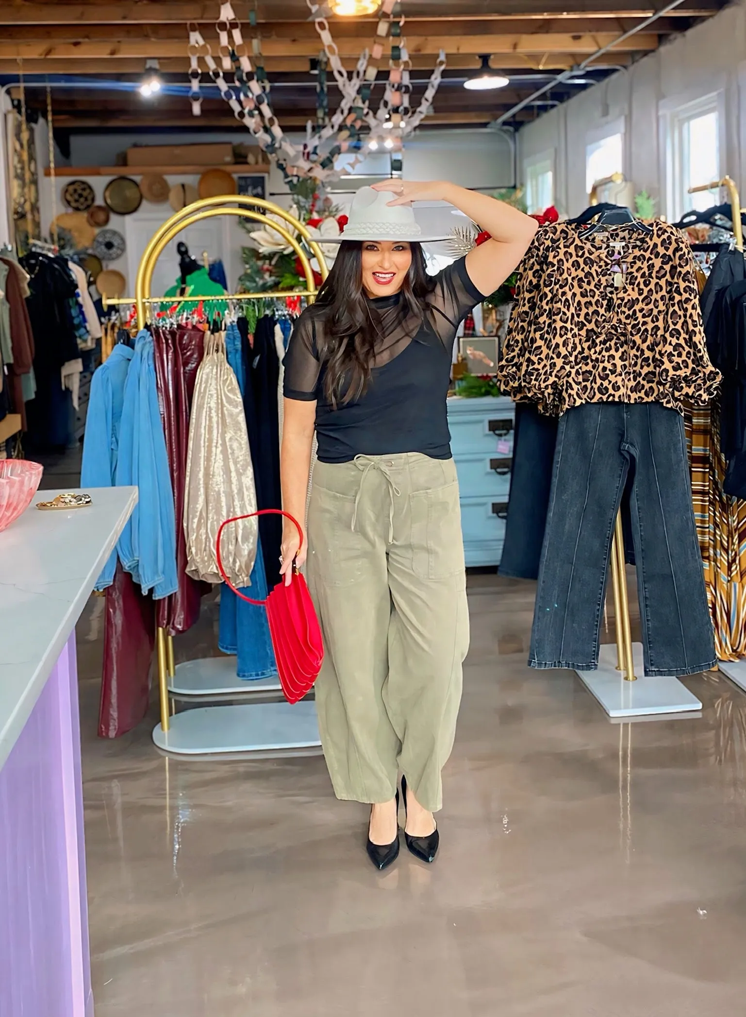 Liberty Mid Rise Wide Leg Pants