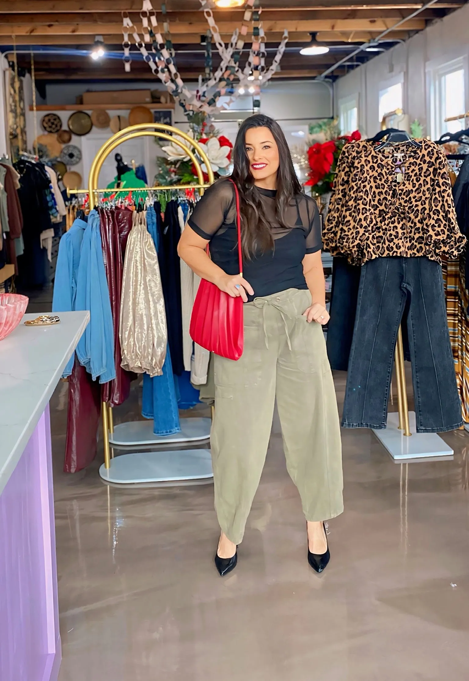 Liberty Mid Rise Wide Leg Pants