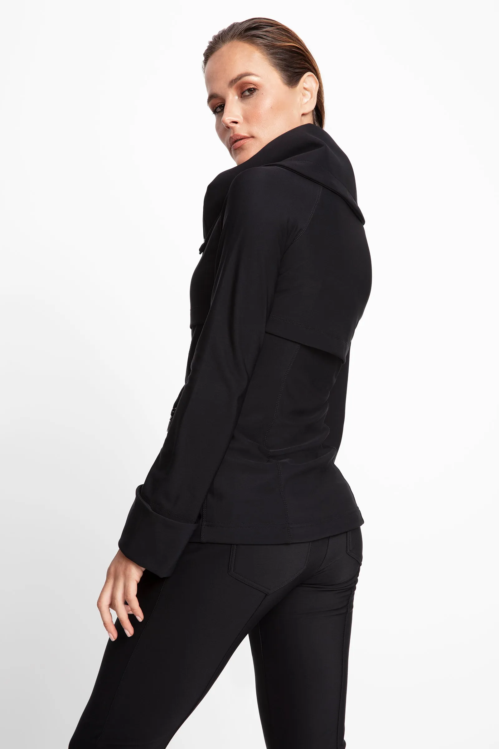 Lugano Asymmetrical Zip Front Jacket