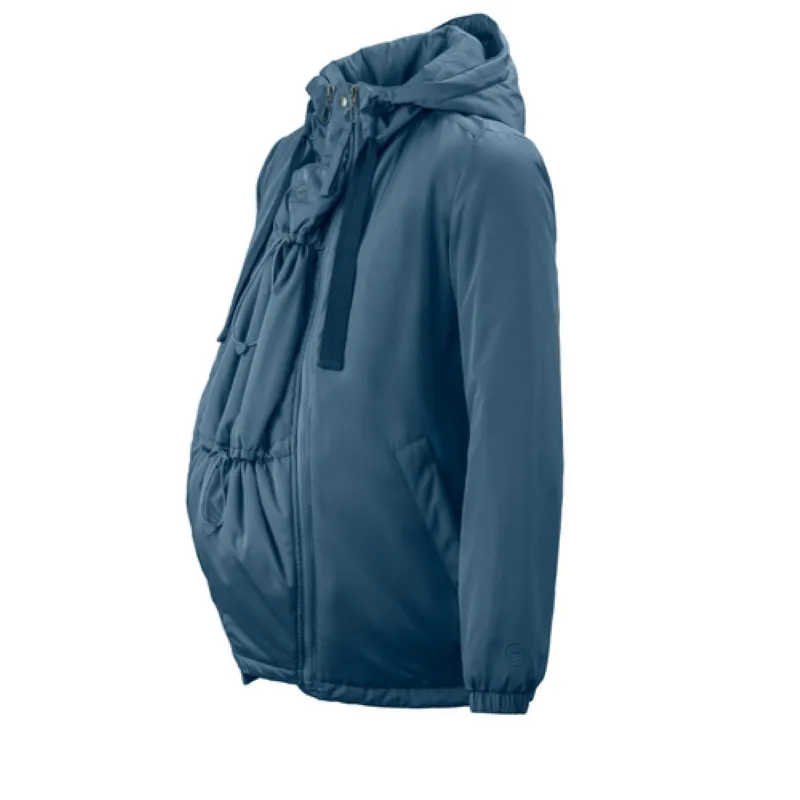 Mamalila Maternity   Babywearing Jacket Boston Navy