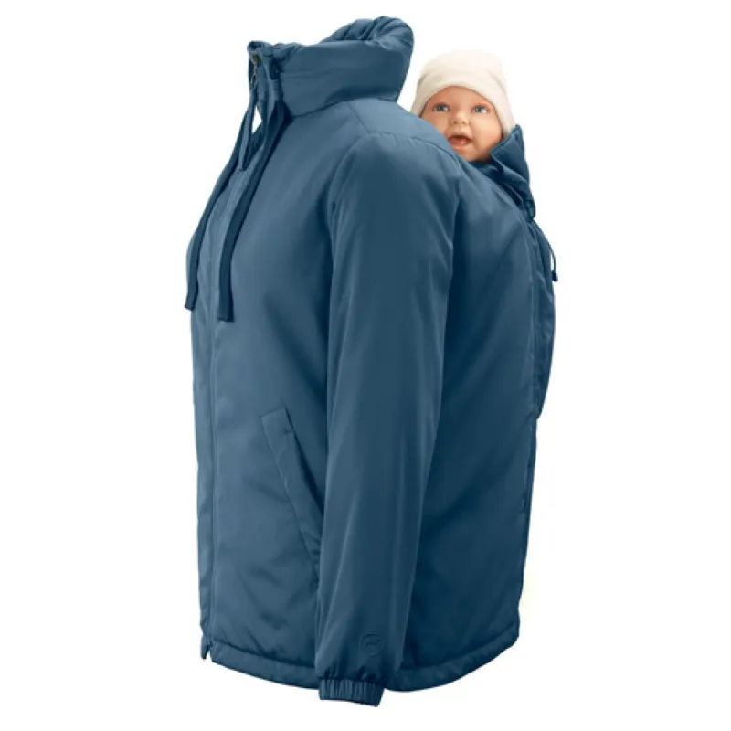 Mamalila Maternity   Babywearing Jacket Boston Navy