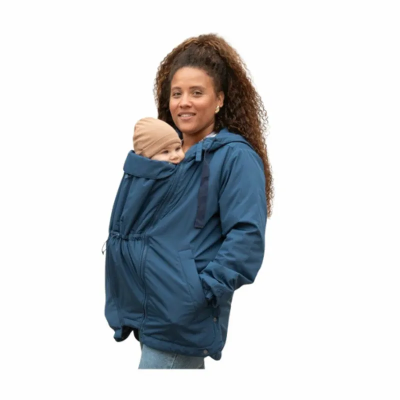 Mamalila Maternity   Babywearing Jacket Boston Navy