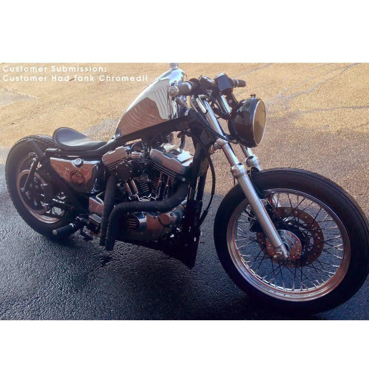 Narrow Sporty Frisco Gas Tank 2.5 gallon