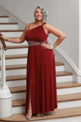 One Shoulder Asymmetrical Dress