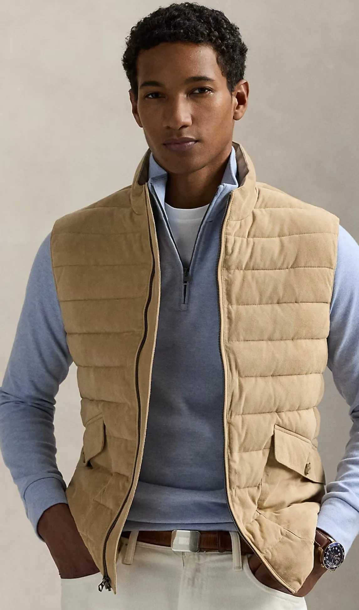 POLO RALPH LAUREN - JACQUARD 1/2 ZIP PULLOVER