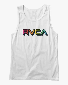 RVCA BIG GRADIENT TANK WHITE