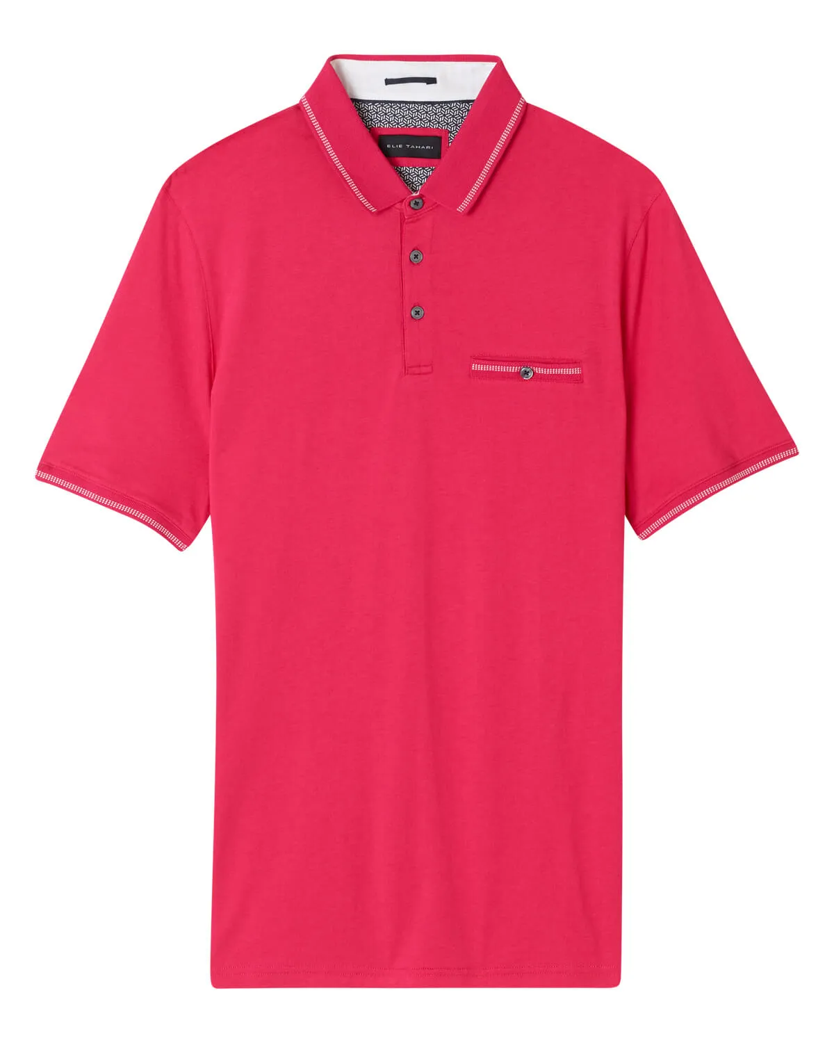 Short Sleeve Knit Birdseye Polo Shirt