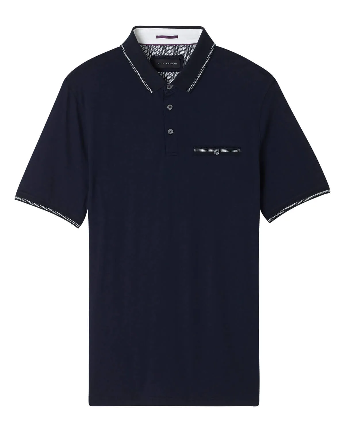 Short Sleeve Knit Birdseye Polo Shirt