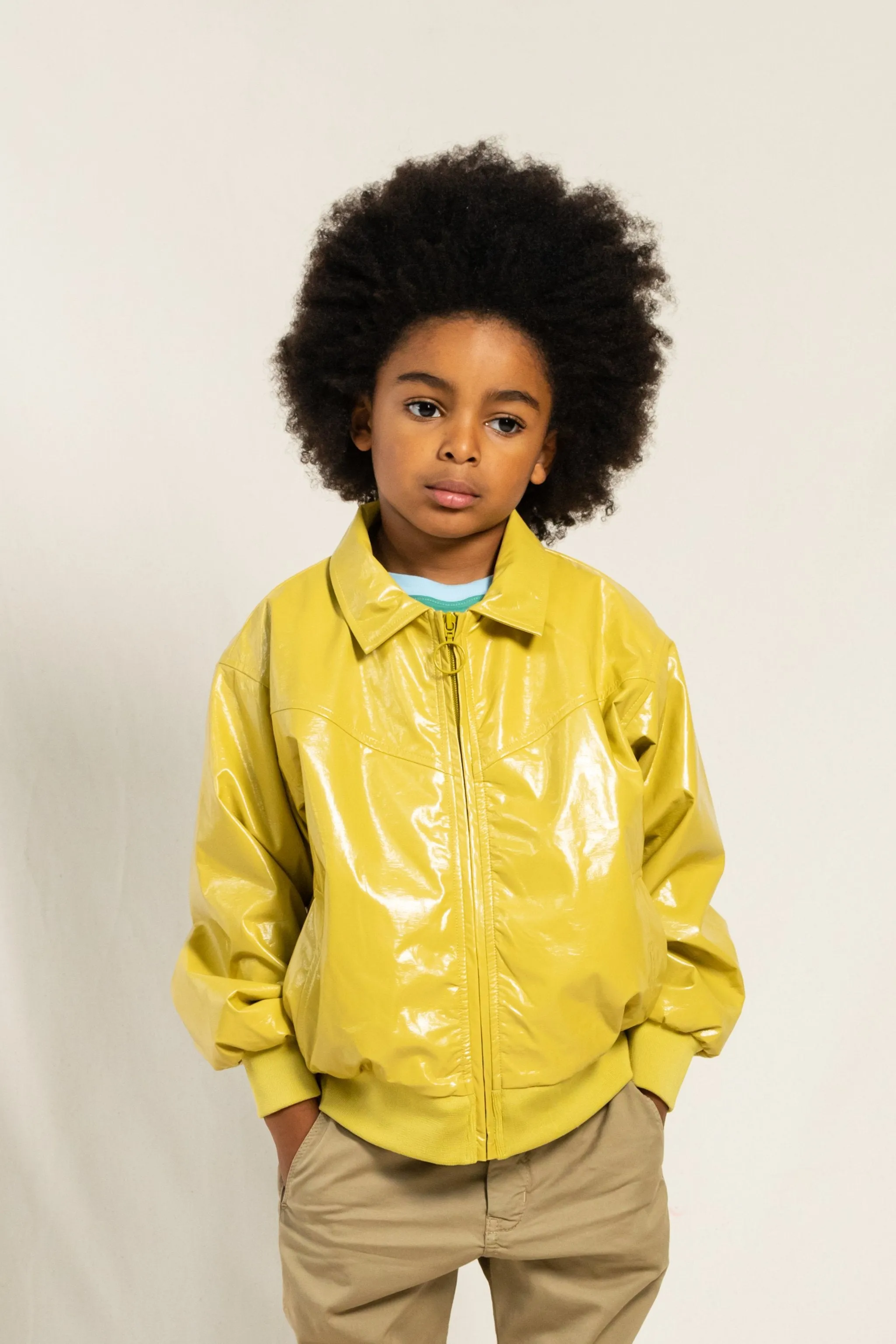 TWINNY Mustard - Harrington Jacket