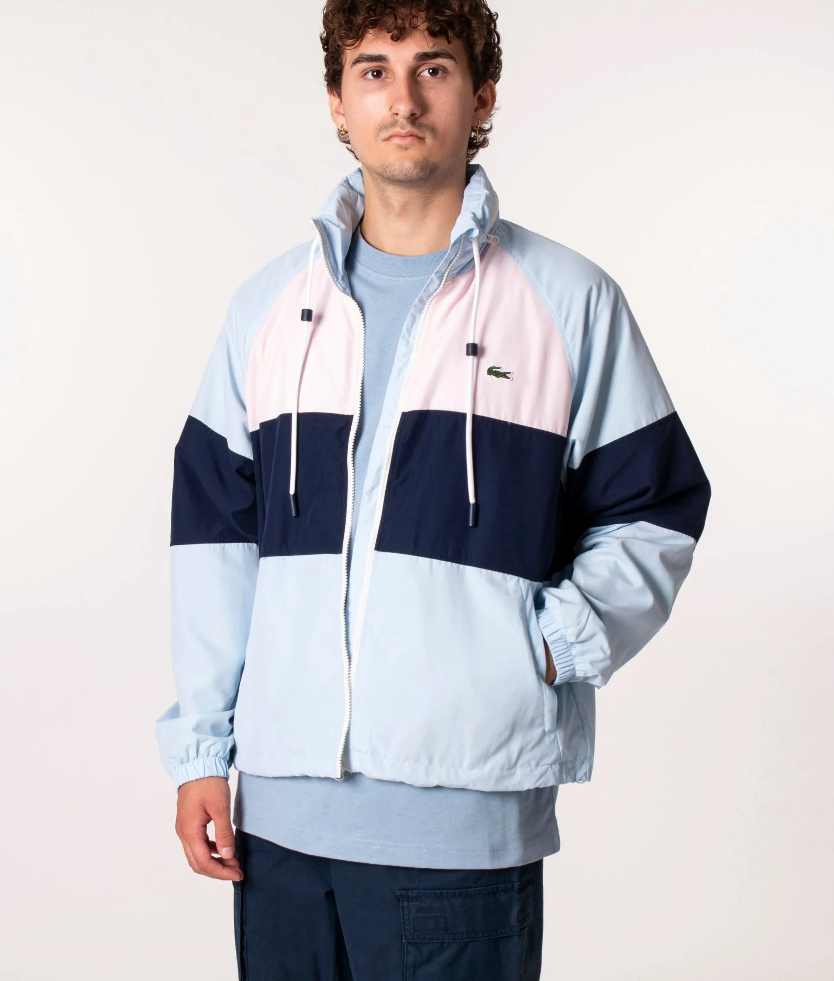 Water-Repellent Colour-block Jacket