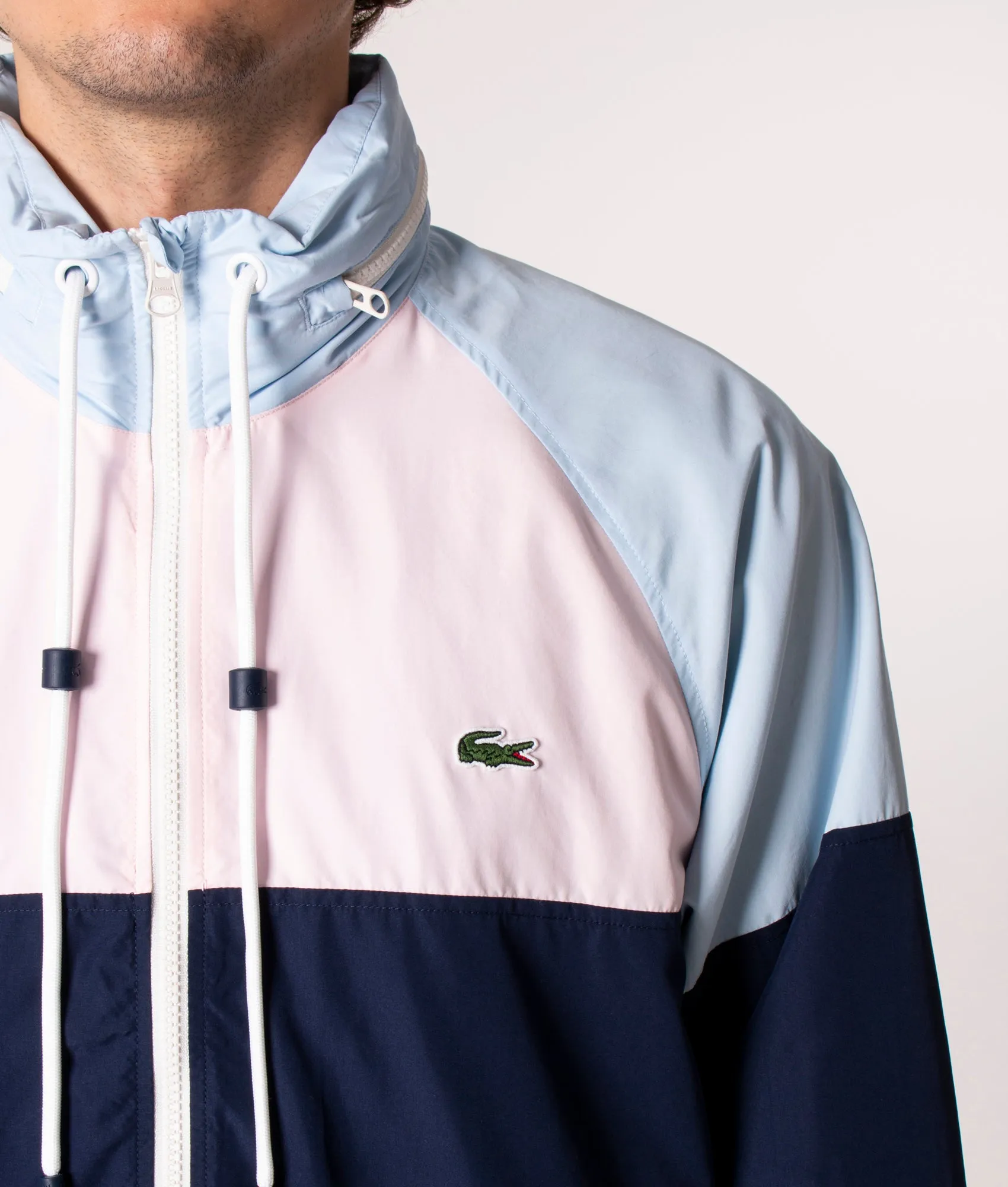 Water-Repellent Colour-block Jacket