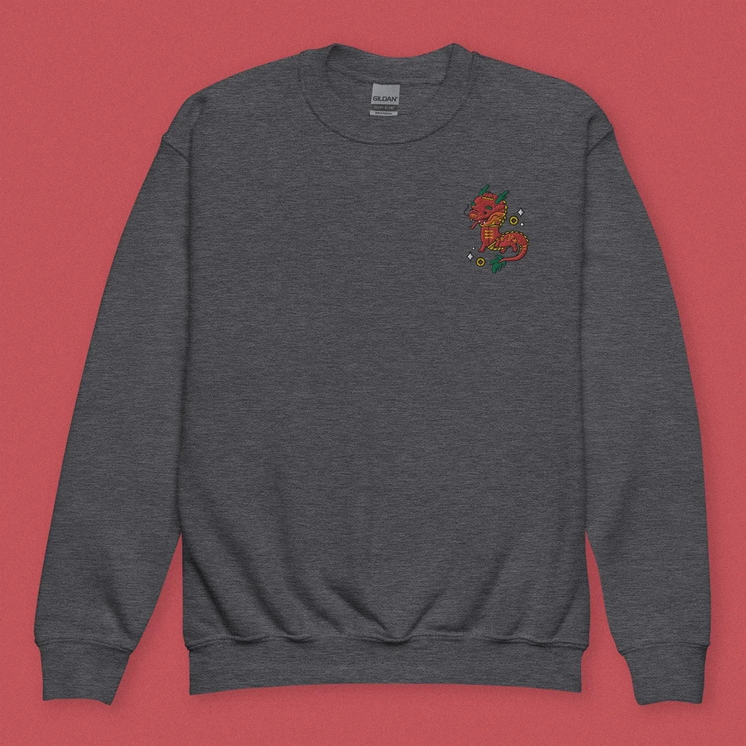 Year of the Dragon Embroidered Kids Sweatshirt