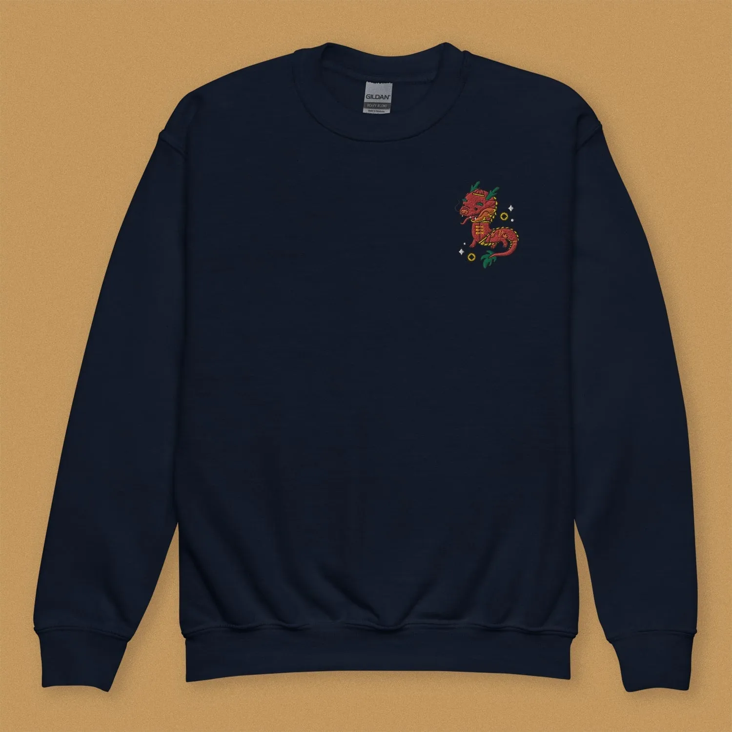Year of the Dragon Embroidered Kids Sweatshirt