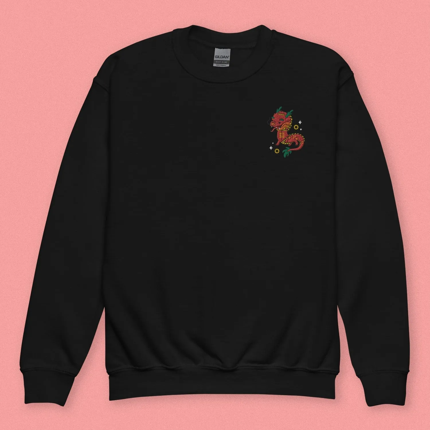 Year of the Dragon Embroidered Kids Sweatshirt