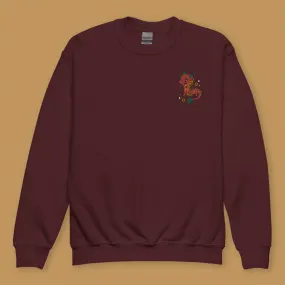 Year of the Dragon Embroidered Kids Sweatshirt