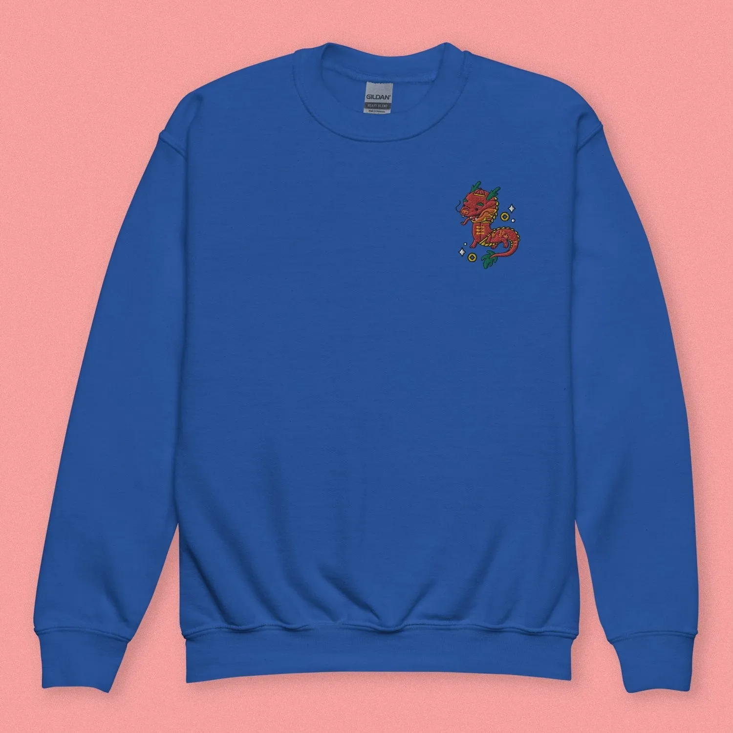 Year of the Dragon Embroidered Kids Sweatshirt