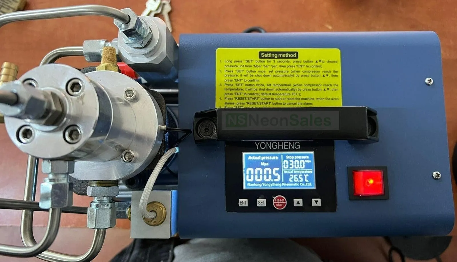 YONGHENG 4500 PSI AUTO-SHUTOFF DIGITAL COMPRESSOR